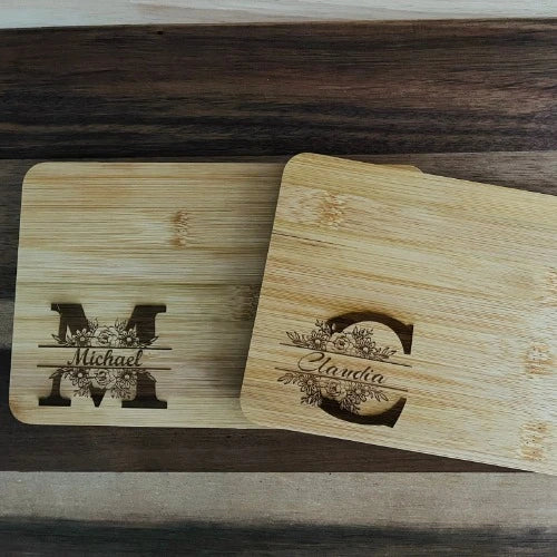 Frühstücksbrett "Monogramm"